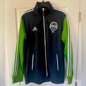 Seattle Sounders Adidas Zip Up Jacket